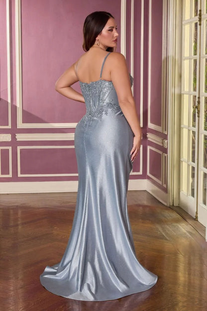 MAVERICK GOWN - CORSET DRESS WITH PLEATED BODICE