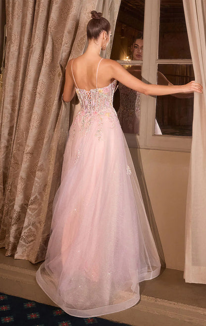 A1477 - Waltzing Beaded Bouquet Ball Gown - ANDREA & LEO
