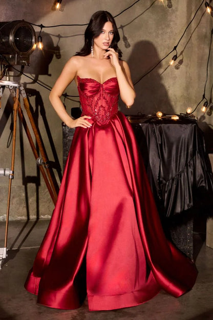 Annika Gown - A-line Corset Dress With Pockets