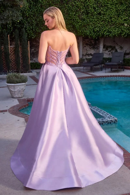 Annika Gown - A-line Corset Dress With Pockets