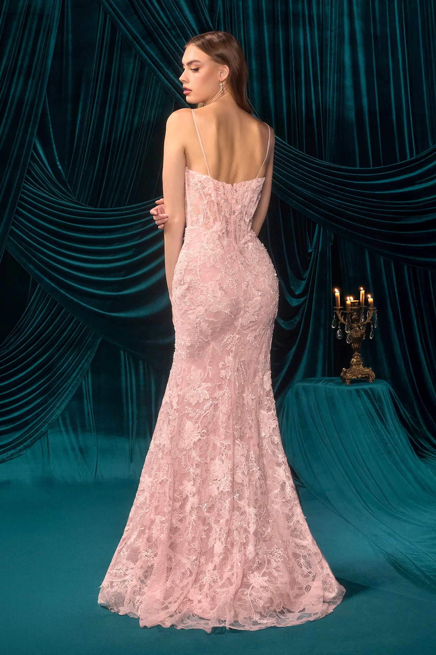 A1499 - Lili Lace Mermaid Gown - Andrea & Leo