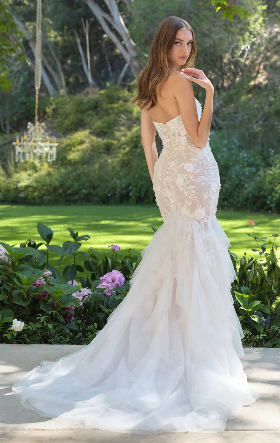 WL062 - Aphrodite Bloom Mermaid Gown - Andrea & Leo